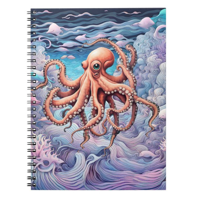 Caderno Espiral Octopus (Frente)
