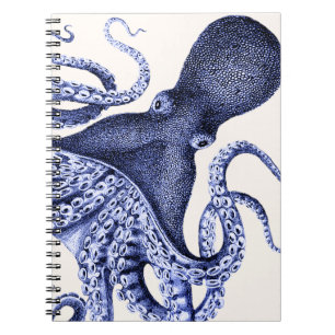 Caderno Espiral Octopus Azul Paisagem