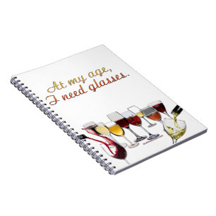 Caderno Espiral Óculos de SlipperyJoe's dotes de orgulho gay art