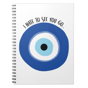 Caderno Espiral Odeio Ver O Seu Bloco De Anotações