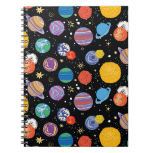 Caderno Espiral Odisseia Espacial: Padrão Planetário