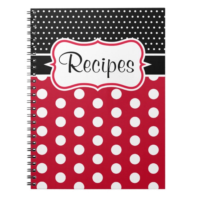 Caderno Espiral Oferta de notebook de receita de cozinha de Bolinh (Frente)