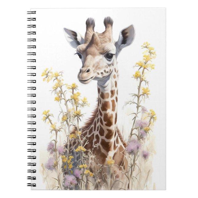 Caderno Espiral Oferta de Notebook do Escritório de Giraffe (Frente)