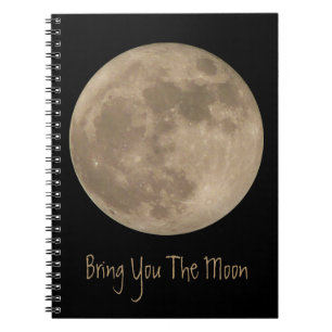 Caderno Espiral Ofertas de Diário de Lua Completo Personalizadas p