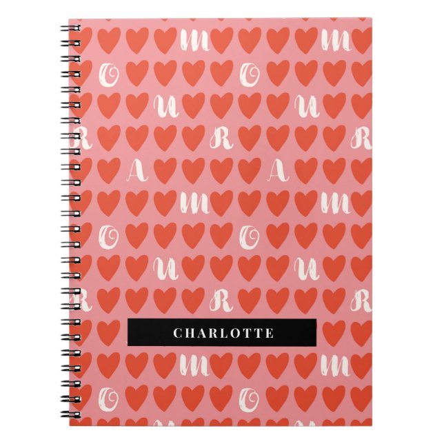 Caderno Espiral Ofertas do Namorados para Notebook Stylist Amour H (Frente)
