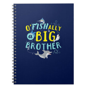 Caderno Espiral Oficialmente - O'Fishally um Big Brother Pun