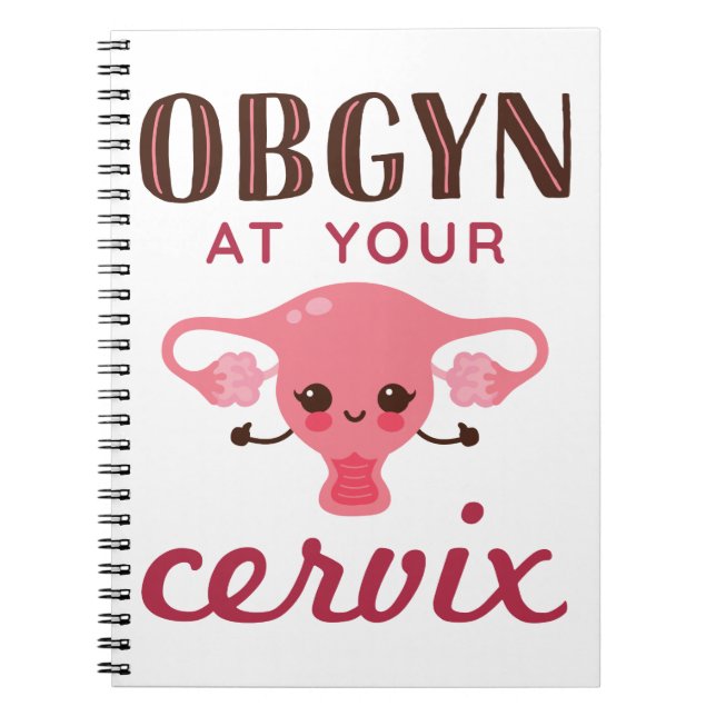 Caderno Espiral OGBYN No Seu Cervix (Frente)