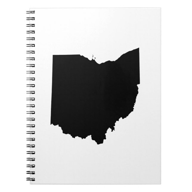 Caderno Espiral Ohio em Preto e Branco (Frente)