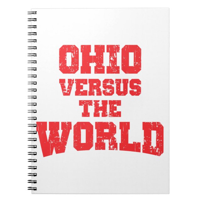 CADERNO ESPIRAL OHIO VERSUS O MUNDO (Frente)