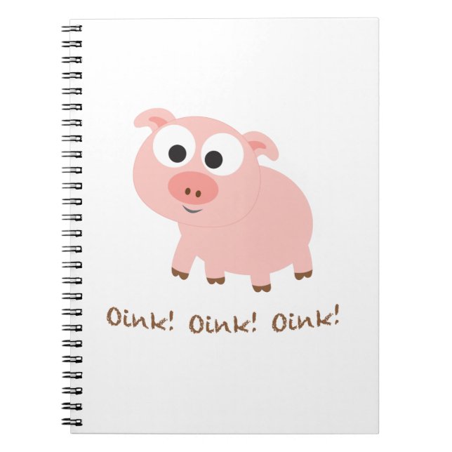 Caderno Espiral Oink! Oink! Oink! (Frente)