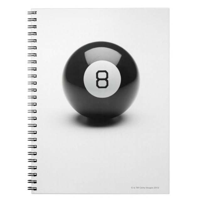 Caderno Espiral Oito bolas (Frente)