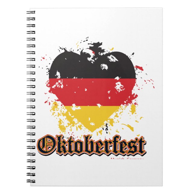 CADERNO ESPIRAL OKTOBERFEST HEART (Frente)