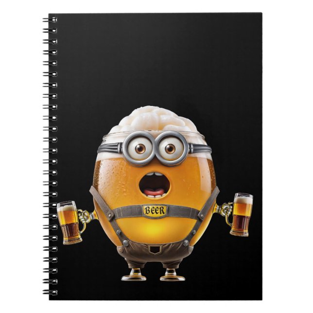 Caderno Espiral Oktoberfest Minion (Frente)