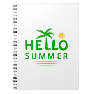 Caderno Espiral Olá Summer