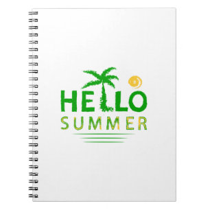 Caderno Espiral Olá Summer