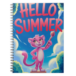 Caderno Espiral Olá verão