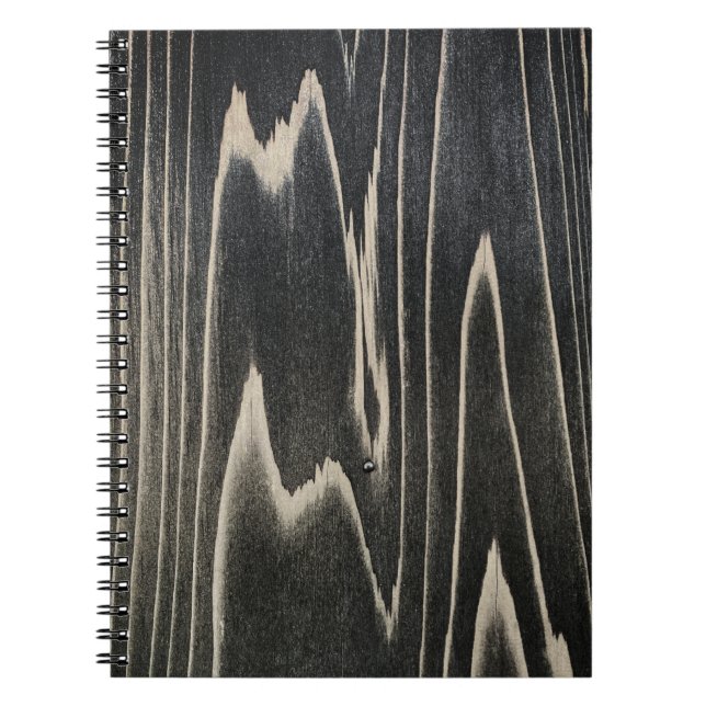 Caderno Espiral Old Japanese Wood Grain Pattern (Frente)