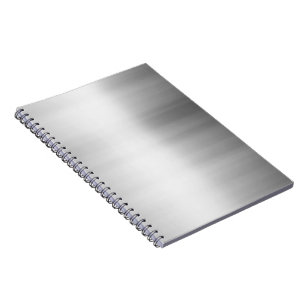 Caderno Espiral Olhar de aço inoxidável do metal