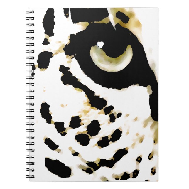 Caderno Espiral Olho de Leopardo (Frente)