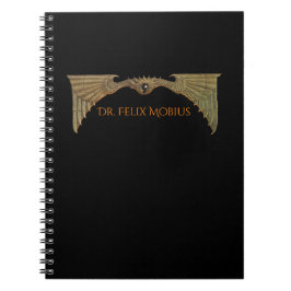 Caderno Espiral Olho de Voo do Sci Fi Personalizado