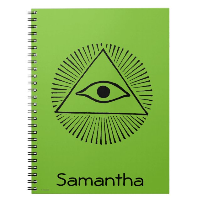 Caderno Espiral Olho do deus (Frente)