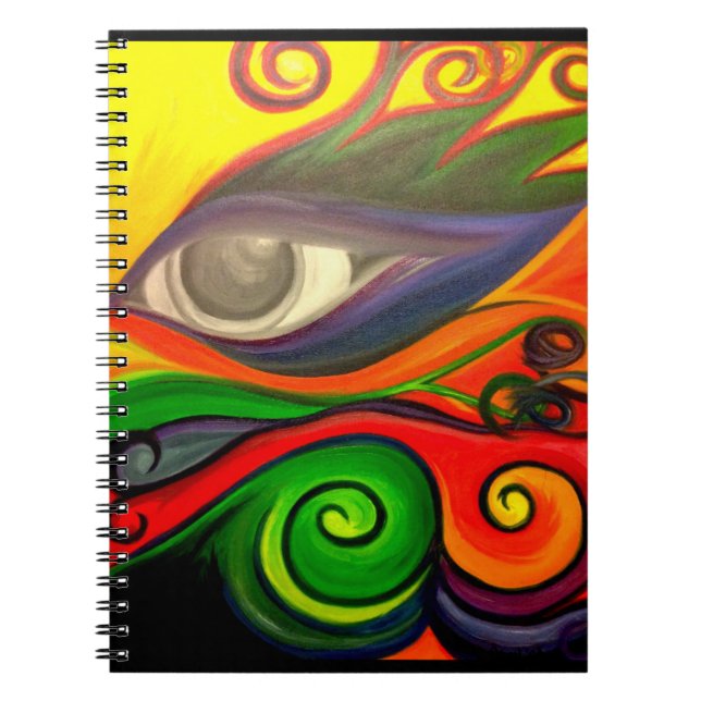 Caderno Espiral Olho Funky (Frente)