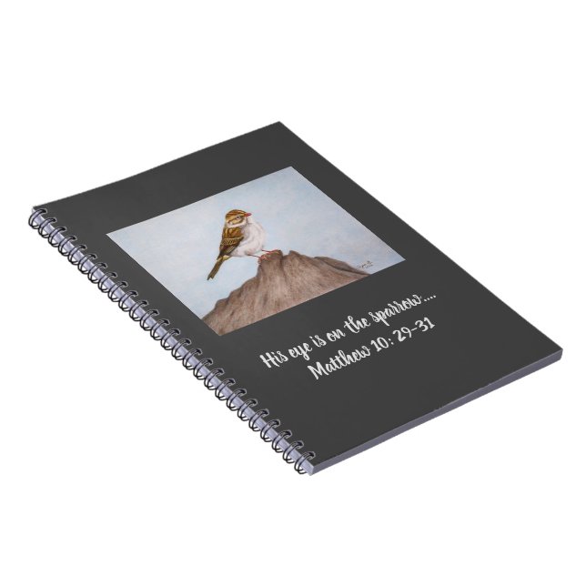 Caderno Espiral Olho no notebook Sparrow (Lado Direito)