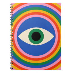 Caderno Espiral Olho Orbitante Bauhaus