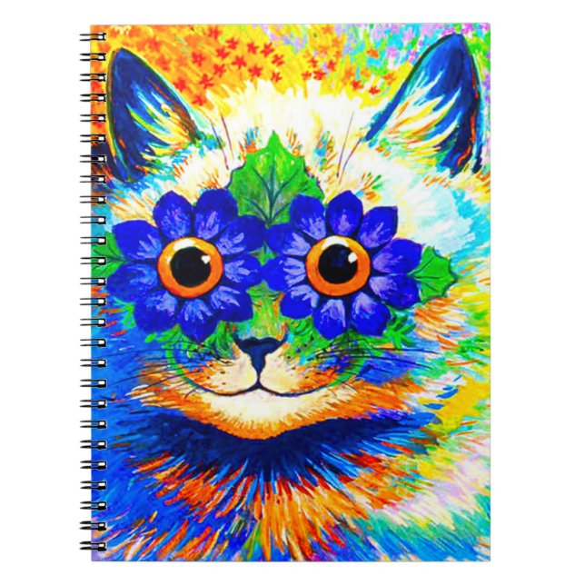 Caderno Espiral Olhos de Flor de Gato (Frente)