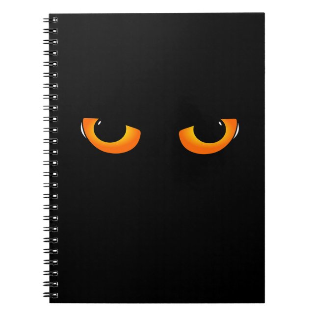 Caderno Espiral Olhos de Gato Louco (Frente)
