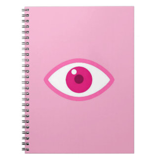 Caderno Espiral Olhos Vemos Você Pintar Notebook