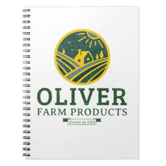 Caderno Espiral Oliver Farming