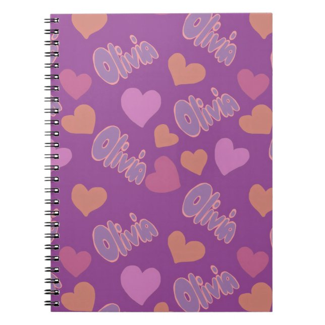 Caderno Espiral Olivia  (Frente)