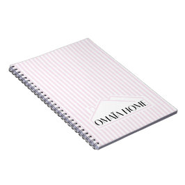 Caderno Espiral OMAÏA HOME Minimal House Logo Notebook