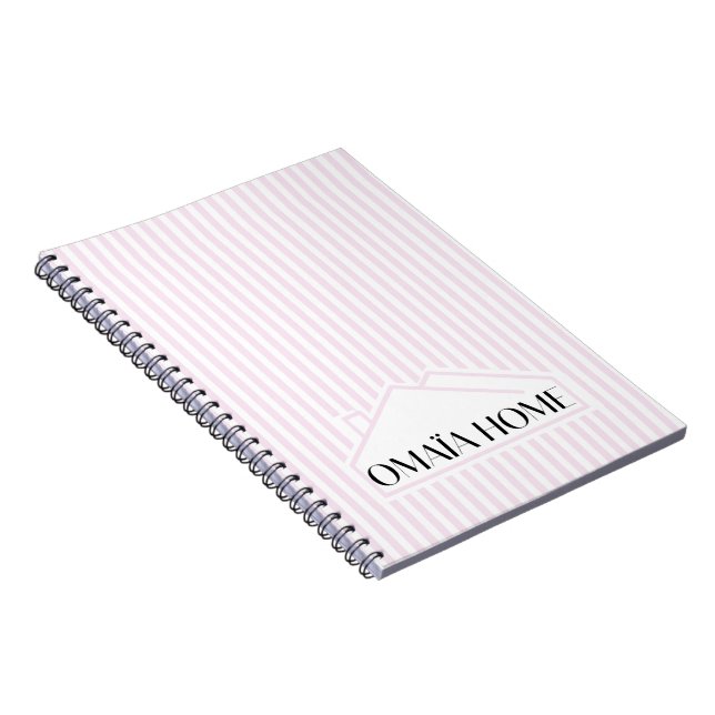 Caderno Espiral OMAÏA HOME Minimal House Logo Notebook (Lado Direito)