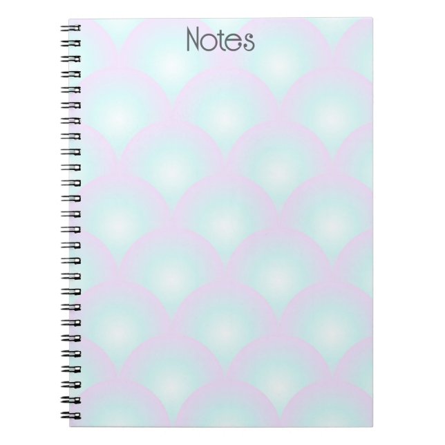 Caderno Espiral Ombre Azul Venerado  (Frente)