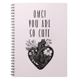 Caderno Espiral OMG! Você é tão fofo - Notebook fotográfico espira