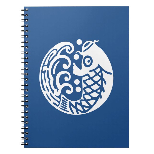 Caderno Espiral Onda de carpas (Frente)