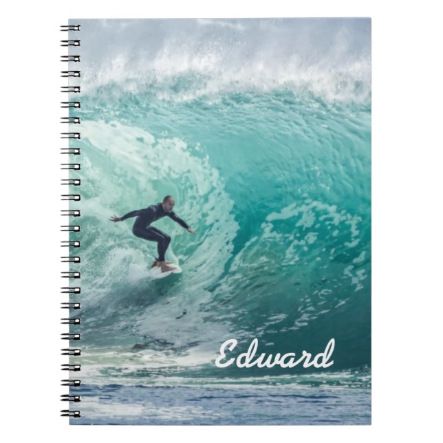 Caderno Espiral Onda Epic Surfing (Frente)