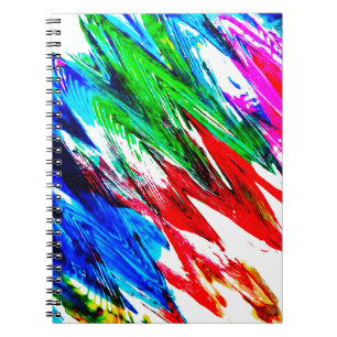 Caderno Espiral Ondas coloridas