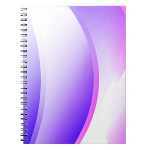 Caderno Espiral Ondas criativas. Backgr (Estilo de Tecnologia Futu