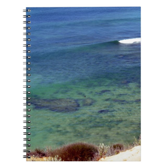 Caderno Espiral Ondas do Oceano Gentil (Frente)