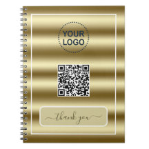 Ondas Douradas Tendências Código QR Seu Logotipo A