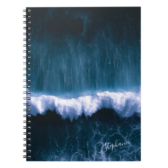 Caderno Espiral Ondas marítimas (Frente)