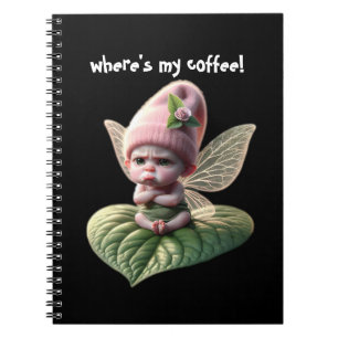 Caderno Espiral Onde está o meu café!