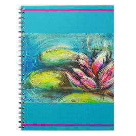 Caderno Espiral Ondes de calme fleuries