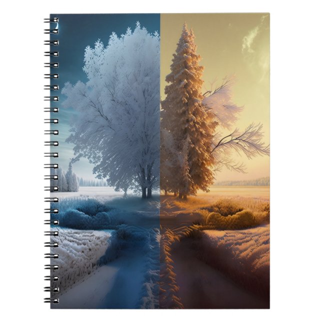 Caderno Espiral One day in winter (Frente)