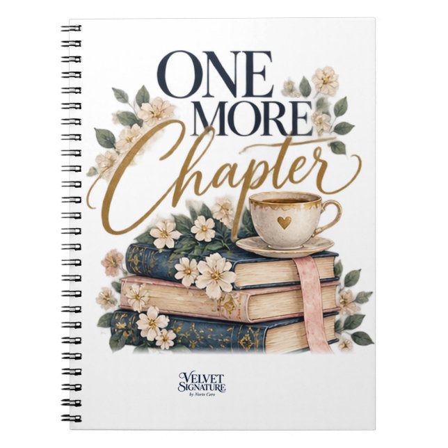 Caderno Espiral One More Chapter Spiral Notebook (Frente)