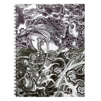 Caderno Espiral Oni Devils e Toad