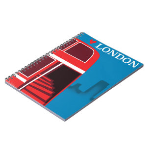 Caderno Espiral Ônibus do vermelho de Londres